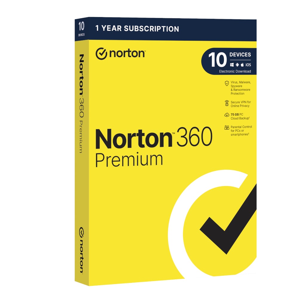 Norton 360 Premium (10 Device/Up to 75GB) Norton 360 Premium (10 Device/Up to 75GB)