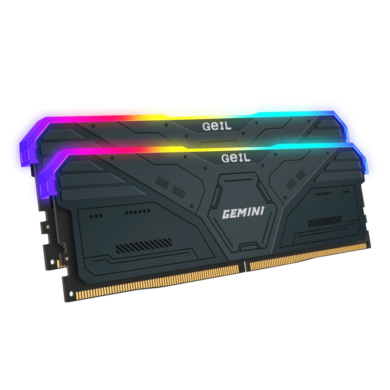 Geil Gemini RGB 32GB KIT(2X16GB) 6000MHz DDR5 Desktop Gaming Memory – Grey