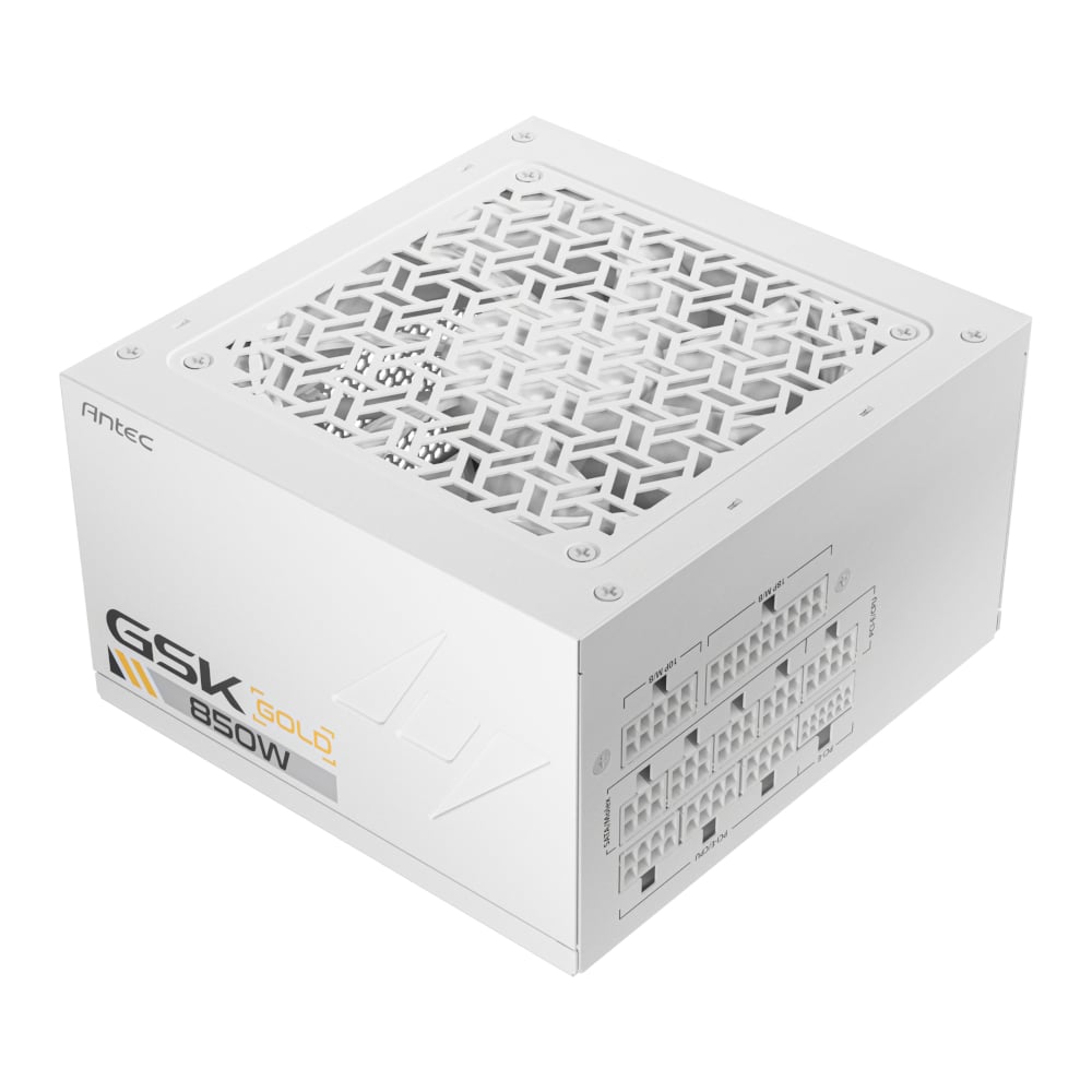 Antec GSK 850W GEN5 ATX3.1 & PCIE5.1 80 Plus Gold Fully Modular White Antec GSK 850W GEN5 ATX3.1 & PCIE5.1 80 Plus Gold Fully Modular White