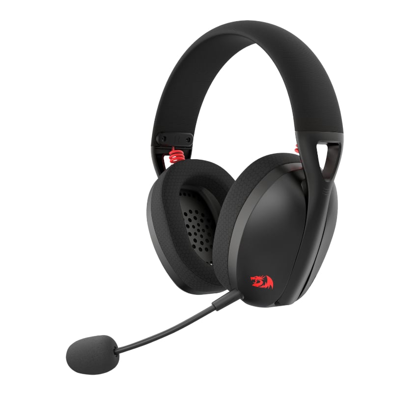 REDRAGON Over-Ear IRE BT5.2 Wireless Gaming Headset – Black REDRAGON Over-Ear IRE BT5.2 Wireless Gaming Headset – Black