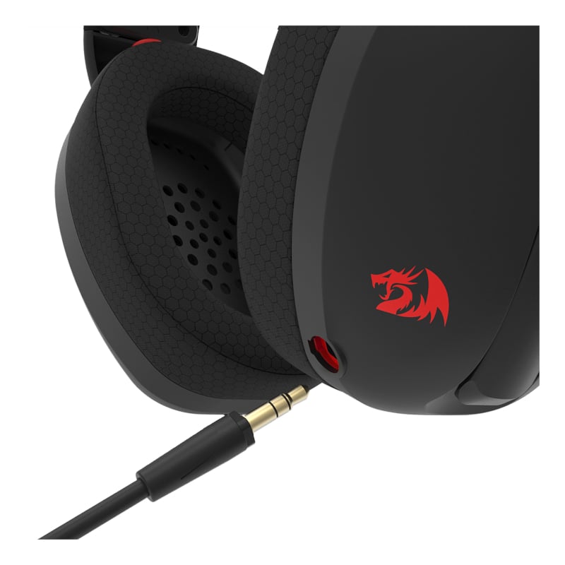 REDRAGON Over-Ear IRE BT5.2 Wireless Gaming Headset – Black REDRAGON Over-Ear IRE BT5.2 Wireless Gaming Headset – Black
