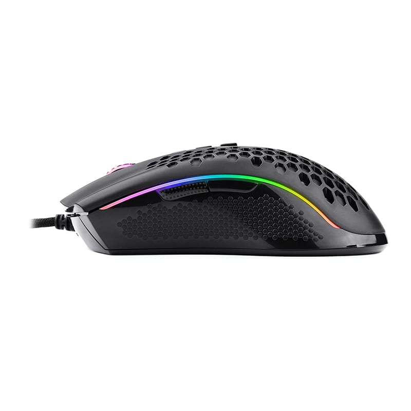REDRAGON STORM 12400DPI 7 Buttons|Ergonomic Design Lightweight Body|RGB Backlit gaming Mouse – Black