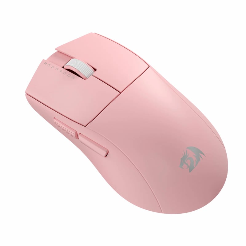 REDRAGON M916 PRO 1K 3-Mode Wireless Gaming Mouse – Pink