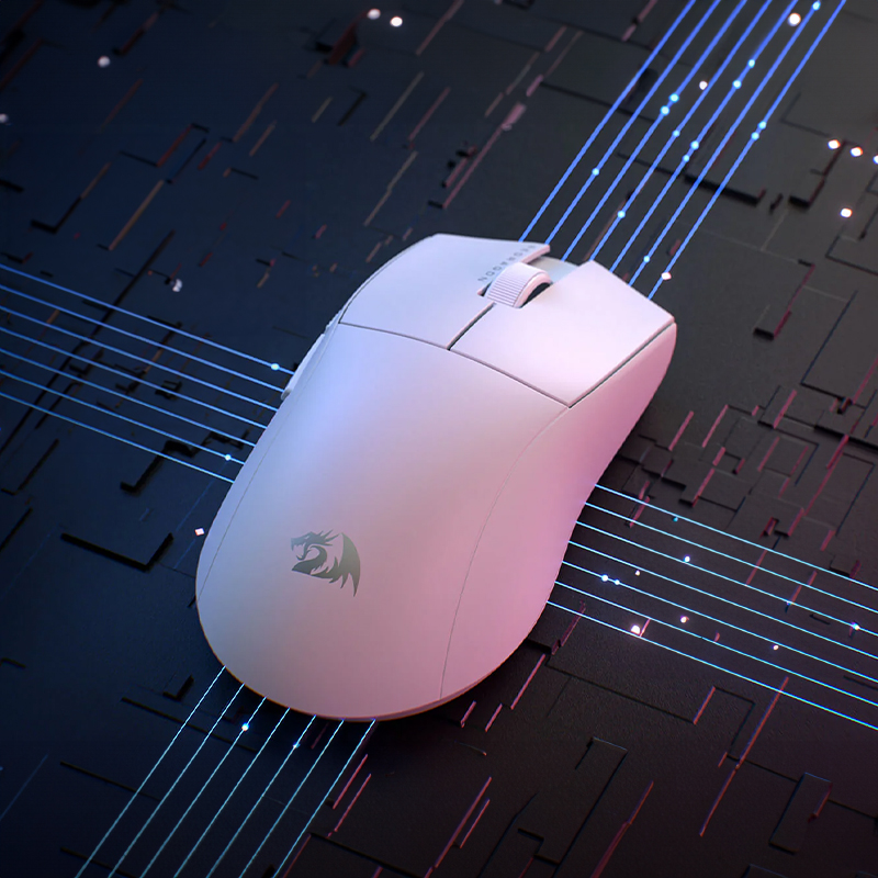 REDRAGON M916 PRO 1K 3-Mode Wireless Gaming Mouse – Pink