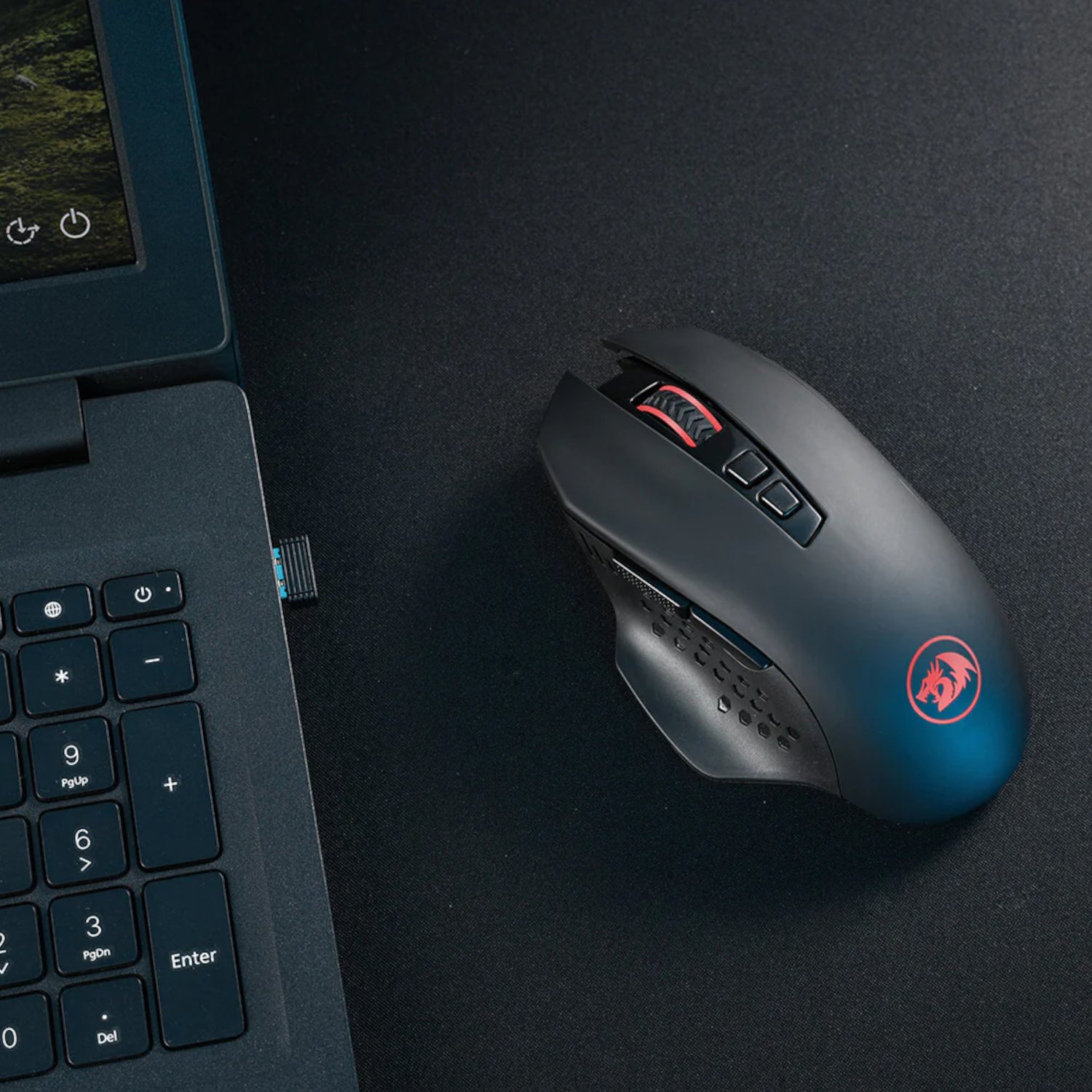Redragon GAINER M656 Wireless Gaming Mouse 4000DPI – Black