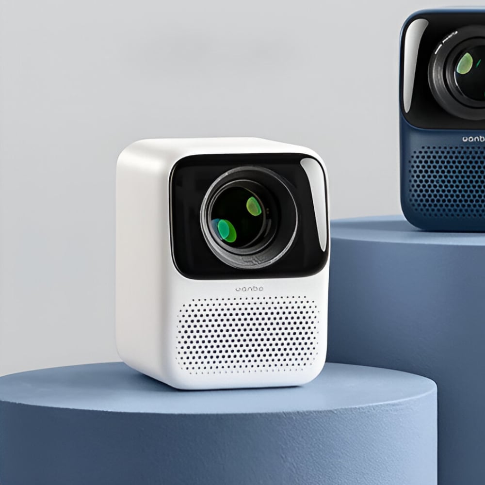 WANBO T2 MAX 1080P 450ANSI Android 9.0 Smart Projector – White