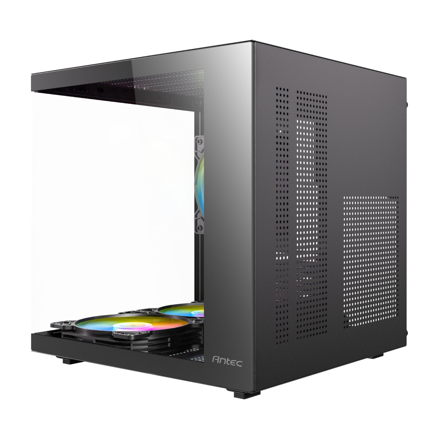 Antec VCX10M RGB Micro-ATX | ITX ARGB Mini -Tower Gaming Chassis – Black Antec VCX10M RGB Micro-ATX | ITX ARGB Mini -Tower Gaming Chassis – Black