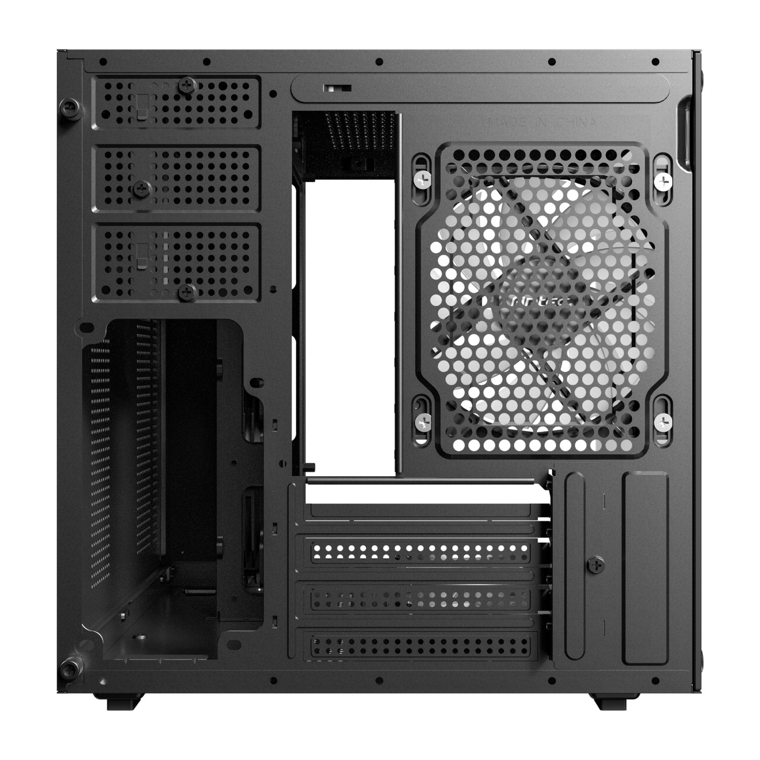 Antec VCX100M RGB Elite ATX, Micro-ATX, ITX Mini Tower Gaming Chassis – Black Antec VCX100M RGB Elite ATX, Micro-ATX, ITX Mini Tower Gaming Chassis – Black